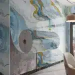 40cm Marble Pattern Wall Sticker Roll | Self-Adhesive Wallpaper | Waterproof & Fireproof PVC Wall Art | Home Decor Kitchen Bathroom - Image 5