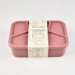 Eco-Friendly Silicone Lunch Box with 4 Compartments – Leakproof, Food-Grade, BPA-Free (For Kids & Adults) - Image 7