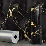 40cm marble pattern wall sticker in rolls for home decoration self adhesive wallpaper waterproof and fireproof wall art stickers