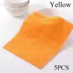 Magic Bamboo Fiber Cleaning Rags Dish Cloth Washing Towel Scouring Pad Kitchen Household Eco Friendly Reusable Microfiber 18x16cm 1 5PCS - Image 15