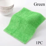 Magic Bamboo Fiber Cleaning Rags Dish Cloth Washing Towel Scouring Pad Kitchen Household Eco Friendly Reusable Microfiber 18x16cm 1 5PCS - Image 11
