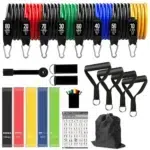 Workout Bar Fitness Resistance Bands Set Pilates Yoga Pull Rope Exercise Training Expander Gym Equipment for Home Bodybuilding - Image 11