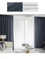 2025 Cream Beige Blackout Australian Cashmere Wool Velvet Insulation Curtain Custom Curtains for Living Dining Room Bedroom - Image 11