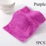 Magic Bamboo Fiber Cleaning Rags Dish Cloth Washing Towel Scouring Pad Kitchen Household Eco Friendly Reusable Microfiber 18x16cm 1 5PCS - Image 18