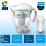 3.5L Mineral Alkaline Water Pitcher Filter 400L Long Life Filters Alkalizer Purifier Filtration System pH ORP Ion Exchange Resin Activated Carbon - Image 2