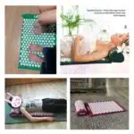 Non-Slip Massager Cushion acupressure Massage Yoga Mat Sets Spike Fitness Pilates Relieve Stress Back Pain Applicator kuznetsov - Image 3