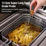Digital BBQ Meat Thermometer Instant Read | Backlight LCD Display Kitchen Cooking Thermometer | Oven Grill Food Thermometer Probe - Image 6