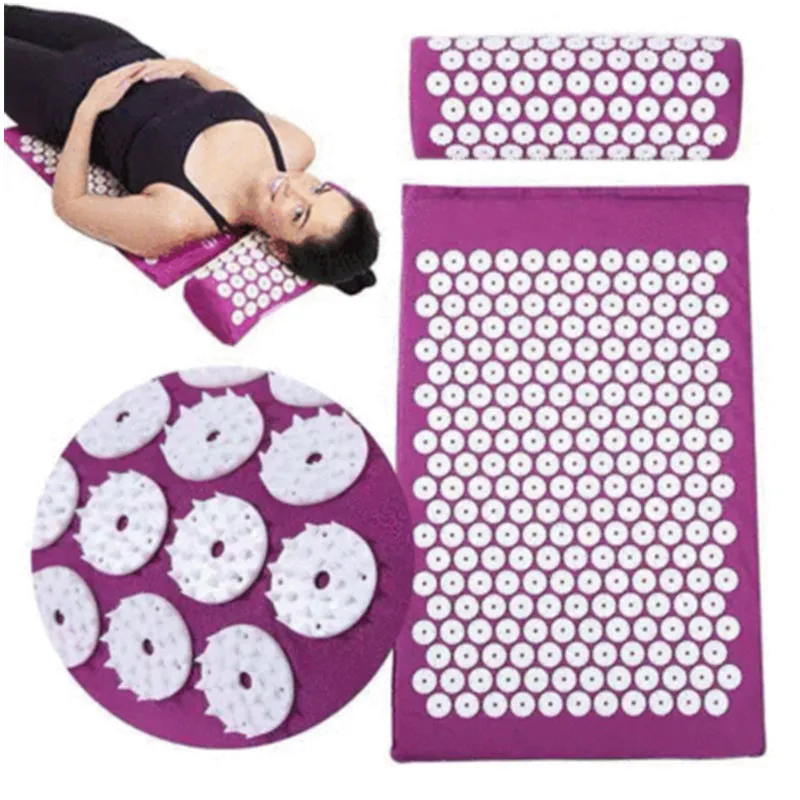 Ha0308a83bbfa4166b4e98ac915951fdcO.webp Non-Slip Massager Cushion acupressure Massage Yoga Mat Sets Spike Fitness Pilates Relieve Stress Back Pain Applicator kuznetsov - Image 1