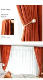 2025 Cream Beige Blackout Australian Cashmere Wool Velvet Insulation Curtain Custom Curtains for Living Dining Room Bedroom - Image 9