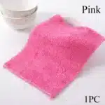 Magic Bamboo Fiber Cleaning Rags Dish Cloth Washing Towel Scouring Pad Kitchen Household Eco Friendly Reusable Microfiber 18x16cm 1 5PCS - Image 14