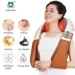 Jinkairui Electric Neck Massager Shiatsu Kneading with Heat 6 Buttons for Shoulder Back Leg Dual Use Home Car Best Gift - Image 7