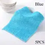 Magic Bamboo Fiber Cleaning Rags Dish Cloth Washing Towel Scouring Pad Kitchen Household Eco Friendly Reusable Microfiber 18x16cm 1 5PCS - Image 16
