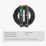 2 In 1 Multifun Skipping Rope With Digital Counter Speed Professional Ball Bearings And Non-slip Handles Jumps And Calorie Count - Image 6