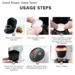 Reusable Coffee Capsule Adapter for Dolce Gusto Compatible Pod Holder UK - Image 5