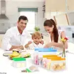 Food Storage Bag Upgrade Leakproof Top Stand Up Reusable Freezer Sandwich Ziplock Bag Silicone Bag Food Preservation - Image 3