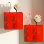 1/4pc Magnetic Storage Box Refrigerator Entrance Door Shelf Organizer Building Block Wall Mounted Rack Home Kitchen Decor Holder - Image 8