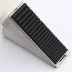 Stainless Steel Heavy Duty Door Stopper Non Slip Rubber Adjustable Spring Door Wedge Bottom of Door Home Improvement Floor Mount - Image 7