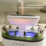 Rain Cloud Aroma Diffuser and Air Humidifier | Ultrasonic Essential Oil Diffuser with 7 Colour Night Light | White Noise Raindrop Micro Landscape Desktop Humidifier 250ml - Image 5