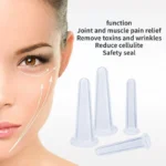 Silicone Vacuum Cupping Massage Jars Anti Cellulite Massage Facial Suction Cups Face Neck Lift Skin Scraping Guasha Anti Wrinkle - Image 2