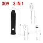 Electric Coffee Milk Foaming Mixer Coffee Creamer Whisk Handheld Egg Beater Froth Mixer Kitchen Automatic Kitchen Whisk Tools - Image 11
