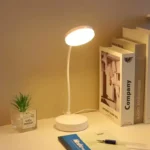 Flexible LED Desk Lamp with 3-Level Dimmer USB Powered Eye-Caring Warm/White Light Perfect for Home Office Reading & Study