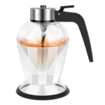 Diamond Glass Honey Dispenser with Stand 200ml Syrup Oil Vinegar Pourer UK - Image 6