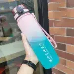 1 Liter Large Capacity Sports Water Bottle Leak Proof Colorful Plastic Cup Drinking Outdoor Travel Portable Gym Fitness Jugs - Image 10