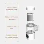 Faucet Filter Splash Proof Tap Water Purifier Filtration Pressurization 720 Degree Rotating Universal Extension Nozzle Stainless Steel Mesh - Image 4