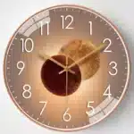 8 Inch Silent Wall Clock | Modern Light Luxury No Ticking Decorative Clock | Stylish Quiet Sweep Movement Wall Clock for Living Room Bedroom Study and Office - Image 8