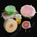 6PCS Silicone Food Cover Lids Set | Reusable Airtight Stretch Bowl Covers | BPA-Free Elastic Kitchen Food Storage Caps | Fridge Oven and Freezer Safe Seal Lids - Image 4