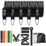 Workout Bar Fitness Resistance Bands Set Pilates Yoga Pull Rope Exercise Training Expander Gym Equipment for Home Bodybuilding - Image 7