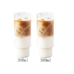 6/4/2/1Pcs American Coffee Mug Heat-Resistant Glass Cups Transparent Tea Mug Water Cup for Drinking Milk Beertea Juice Tumblers - Image 14