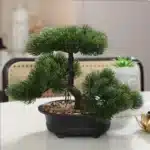 Artificial Bonsai Tree Zen Garden Accent PP Material Black Planter Home Office Party Decoration Desktop Artificial Plant 1 Piece - Image 10