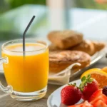 6-Pack Reusable Stainless Steel Straws Set (304 Food-Grade) – Straight + Bent with Cleaning Brush & Travel Case