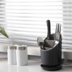 1pc Cutlery Storage Holder Plastic Drainer Drain Containers Drying Rack Tableware Table Knife Spoon Fork Container Kitchen Tool - Image 3