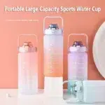300ml/750ml/2L Water Bottle Motivational Sport Water Bottle Leakproof Bottles Drinking Outdoor Travel Gym Fitness Jugs - Image 4