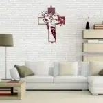 1set Metal Cross Sign Wall Art Decoration, Easter Thanksgiving Wall Hanging Decoration,Office living Room Wall Decor Room Decor - Image 5