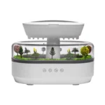 Rain Cloud Aroma Diffuser and Air Humidifier | Ultrasonic Essential Oil Diffuser with 7 Colour Night Light | White Noise Raindrop Micro Landscape Desktop Humidifier 250ml - Image 4