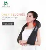 Jinkairui Electric Neck Massager Shiatsu Kneading with Heat 6 Buttons for Shoulder Back Leg Dual Use Home Car Best Gift - Image 6