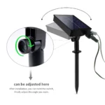 Leather LED Solar String Fairy Lights 100M Christmas Lights Waterproof Outdoor Garland High-Power Solar Lamp For Garden Decor - Image 2