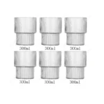 6/4/2/1Pcs American Coffee Mug Heat-Resistant Glass Cups Transparent Tea Mug Water Cup for Drinking Milk Beertea Juice Tumblers - Image 9
