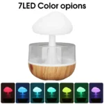 Rain Cloud Humidifier Rain Colorful Mushroom Cloud Raindrop Atmosphere Lamp Night Light Essential Oil Small Aromatherapy Machine - Image 6
