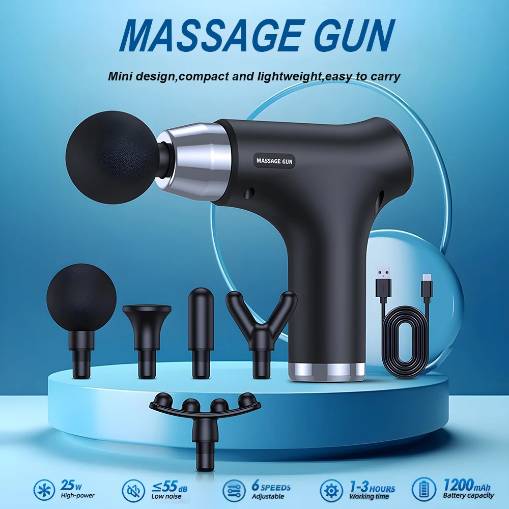 S282629158a17459f99d389ae061e11aav.webp Professional Massage Gun Deep Tissue โ Percussion Massager for Neck, Back & Muscle Pain Relief - Image 1