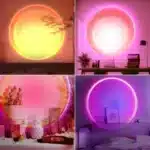 Sunset Lamp Projector 16 Colours RGB LED Night Light | Multicolor Changing Mood Light | Photography Selfie Party Decor | Christmas Gift for Women - Image 4