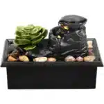 Desktop Waterfall Decoration Creative Flowing Water Ornaments Small Living Room Office Tabletop Fountain Pastoral Style USB Battery - Image 8