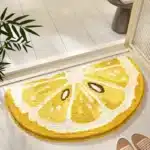 Fresh Fruit Pattern Carpet Doormat | Bright Colour Soft Absorbent Bathroom Mat | Bedroom Rug Floor Mat | Modern Home Decor Rug - Image 3