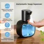 New Wall Mounted Automatic Soap Dispenser Foam Smart Hand Washing Machine 500ml Liquid Rechargeable Bathroom Induction Sensor
