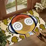 Cartoon Funny Keroro Gunsou Frog Floor Mat Floor Carpet Kids Room Bedroom Decoration Balcony Anti Slip Doormat Hotel Flannel Polyester - Image 7