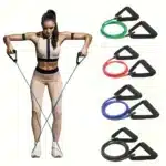 1pc 4-Level Resistance Bands with Handles for Home Workouts and Strength Training - Perfect for Yoga, Pilates,and fitness equipm - Image 10