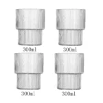 6/4/2/1Pcs American Coffee Mug Heat-Resistant Glass Cups Transparent Tea Mug Water Cup for Drinking Milk Beertea Juice Tumblers - Image 17